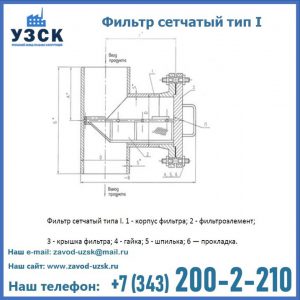 Фильтр сетчатый ФС по Т-ММ-11-2003 в Калуге