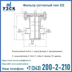 Фильтр сетчатый ФС по Т-ММ-11-2003 в Калуге