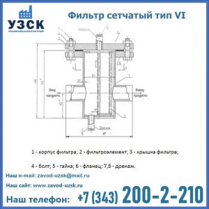 Фильтр сетчатый ФС по Т-ММ-11-2003 в Калуге